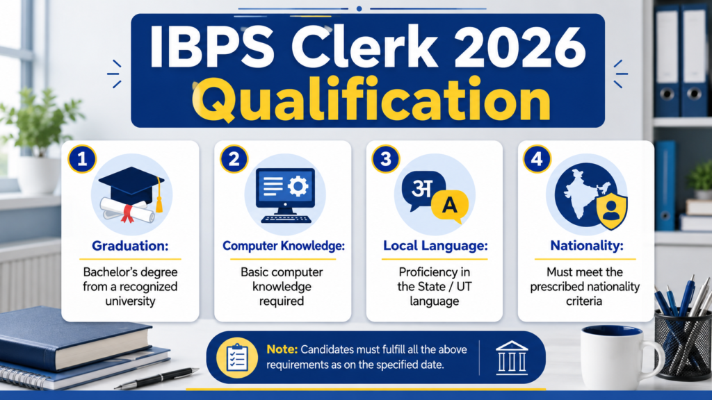 IBPS Clerk qualification and computer knowledge