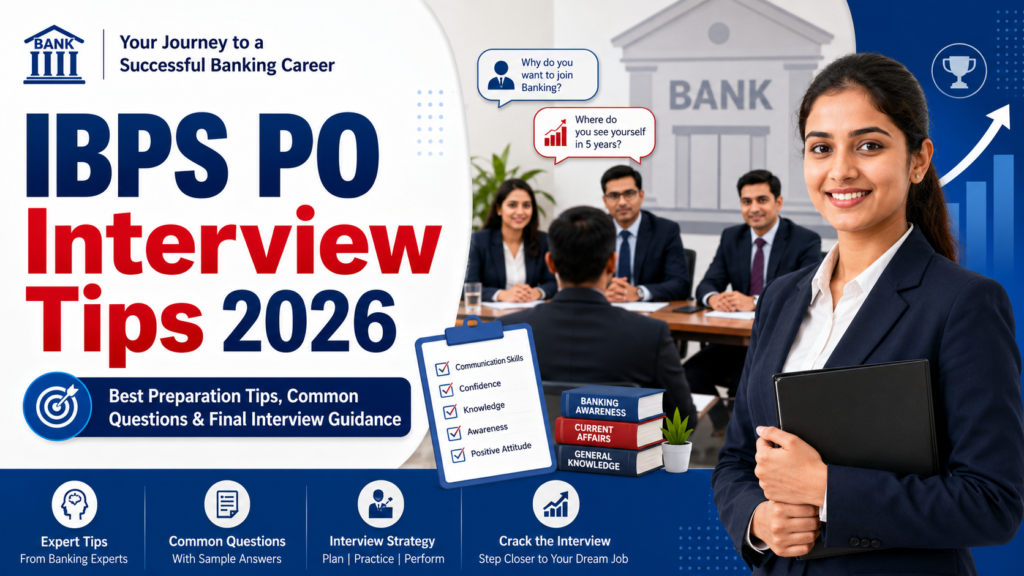 IBPS PO Interview Preparation Tips 2026 with banking basics, current affairs and mock interview practice