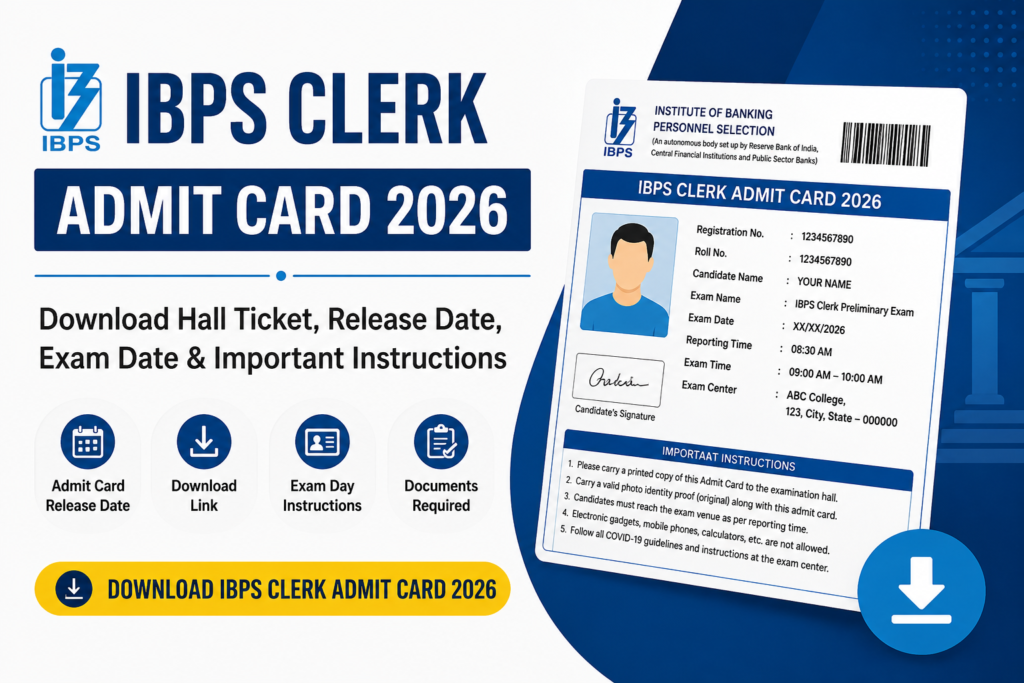 IBPS Clerk Local Language Test 2026 showing state-wise language requirement, language proficiency verification process, exemption rules, and document verification for Customer Service Associate recruitment.