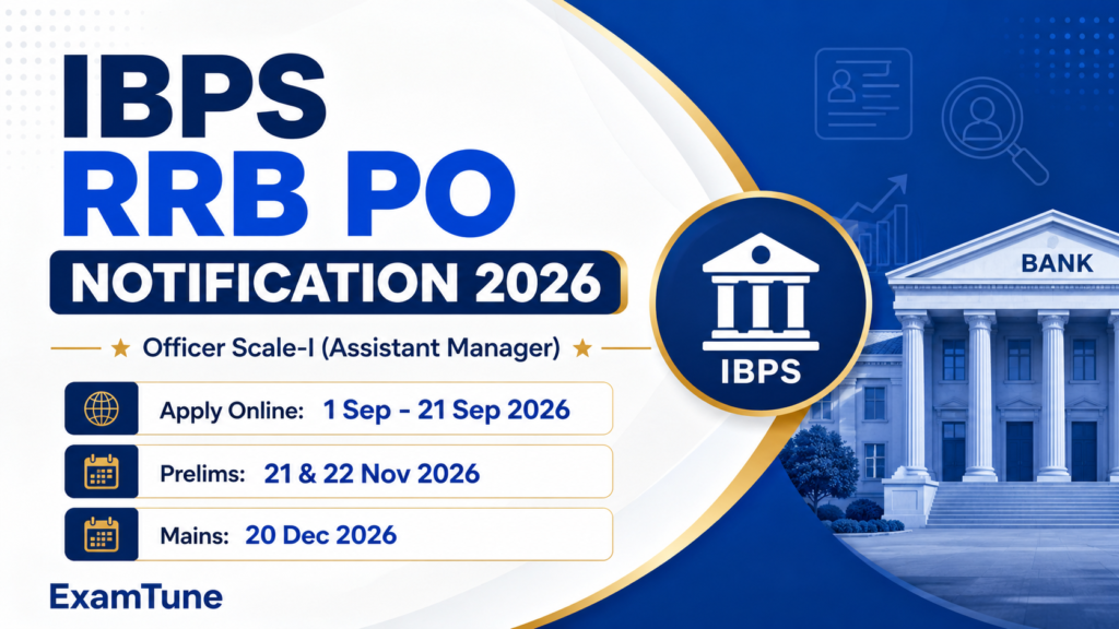 IBPS RRB PO Notification