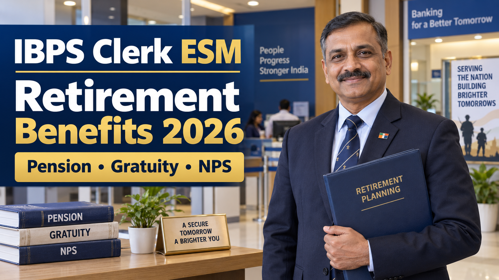 IBPS Clerk ESM Retirement Benefits 2026