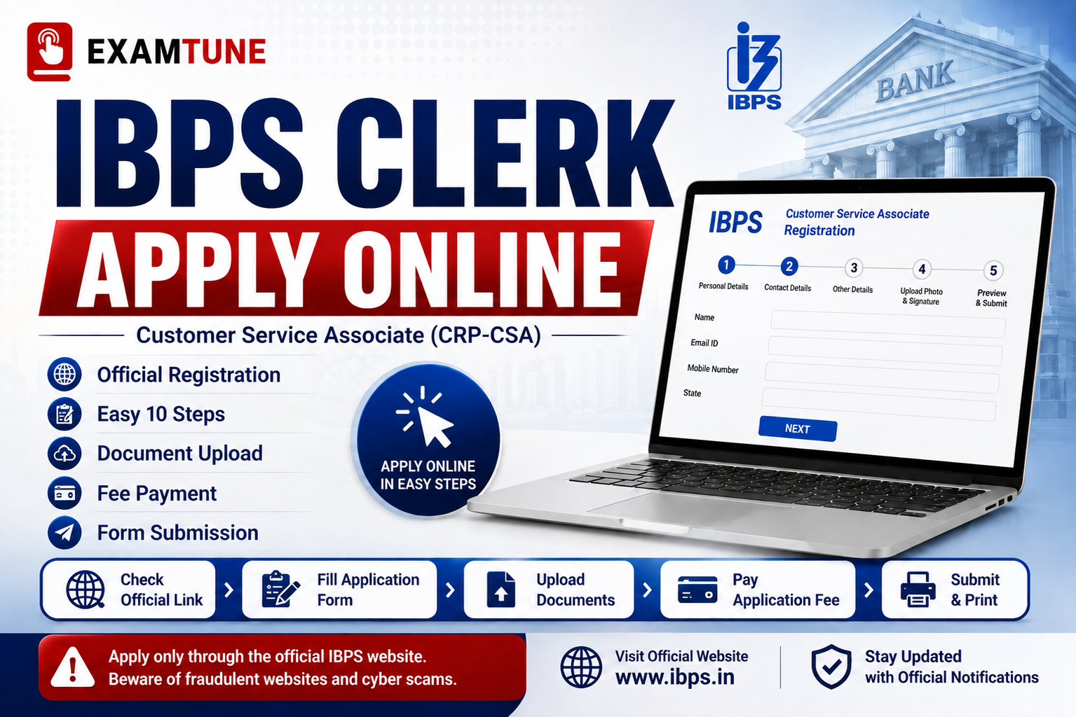 IBPS Clerk Apply Online 2026 registration process guide