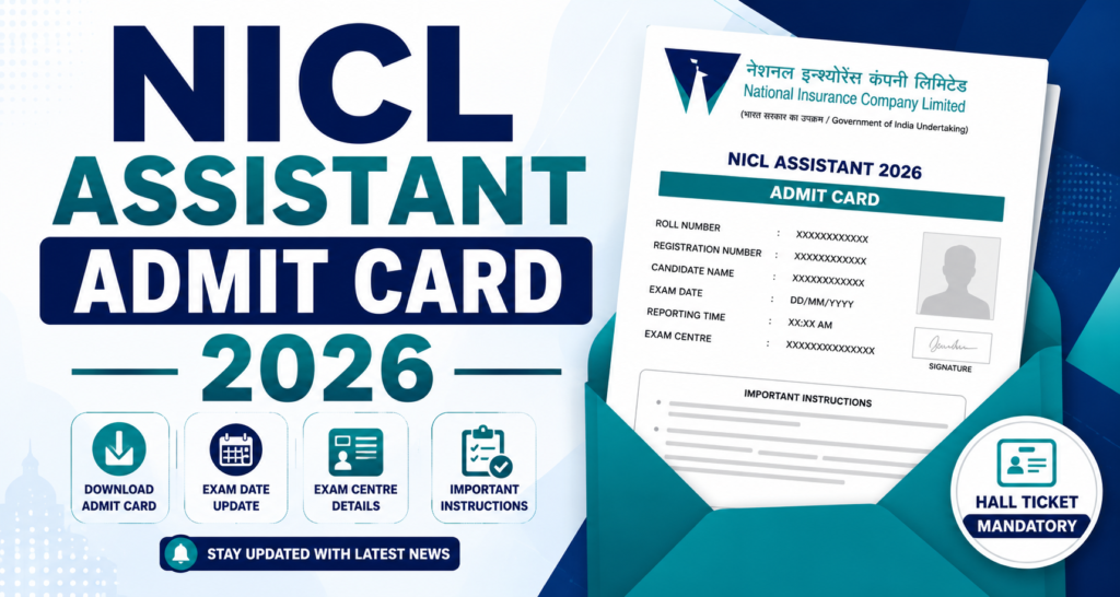 NICL Assistant Admit Card