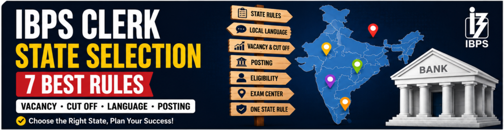IBPS Clerk State Selection