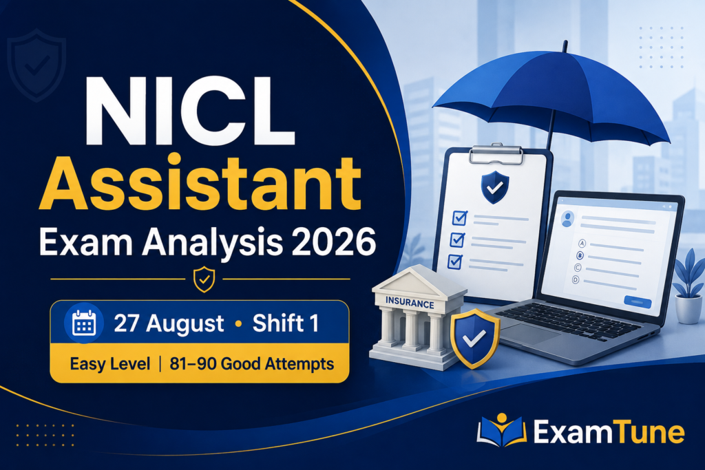 NICL Assistant Exam Analysis 2026 Shift 1