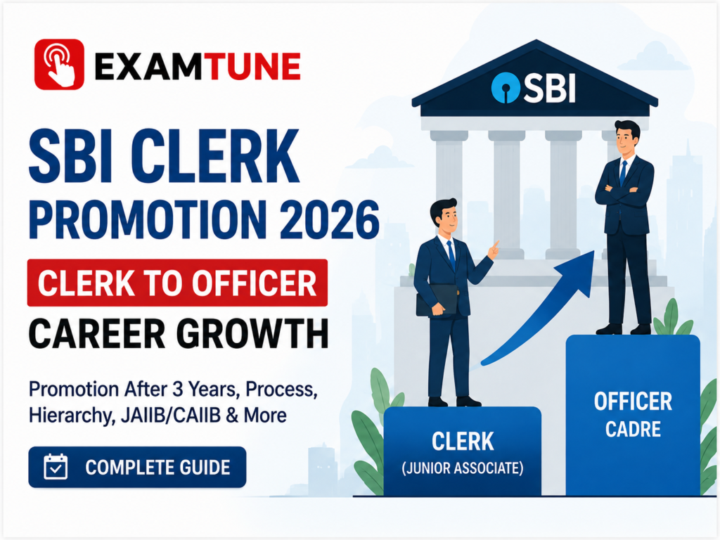 SBI Clerk Promotion 2026 Clerk to Officer Career Growth