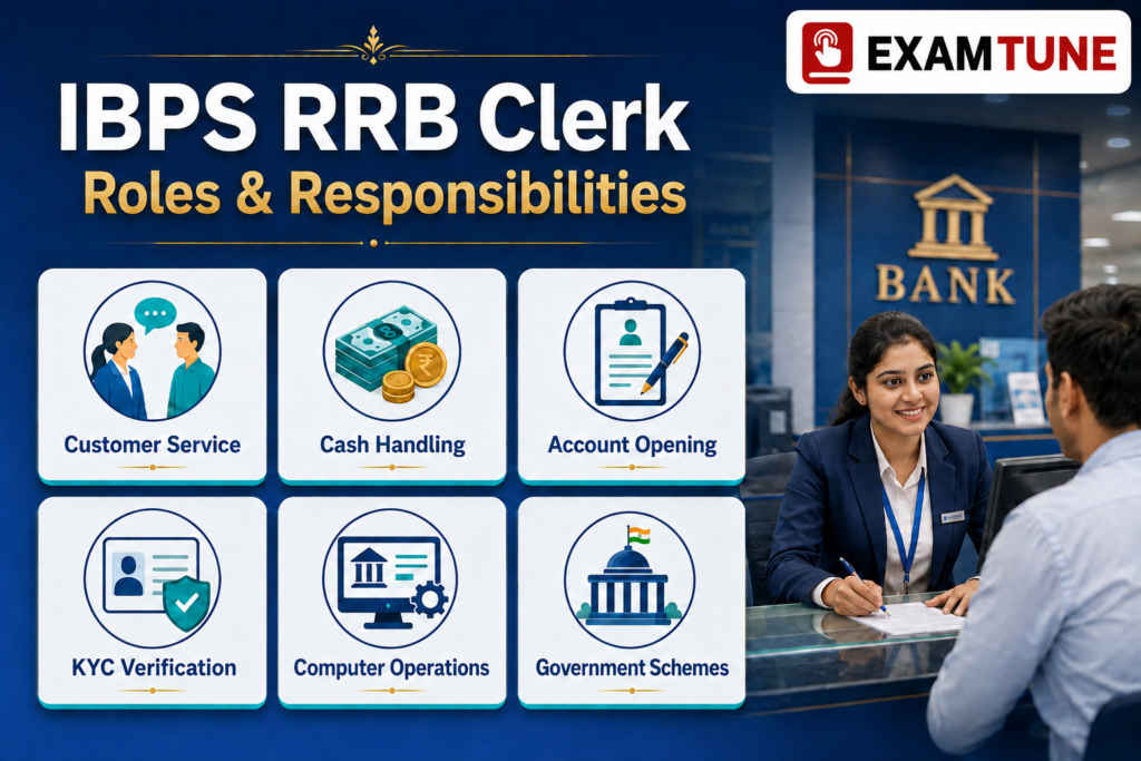 IBPS RRB Clerk roles and responsibilities 2026