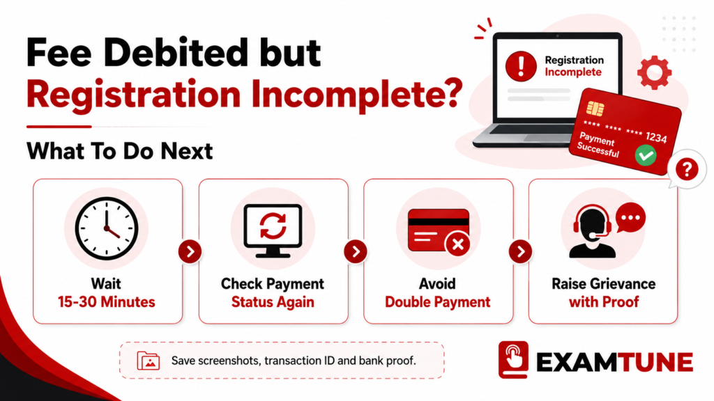 Fee Debited but IBPS Clerk Registration Incomplete Solution