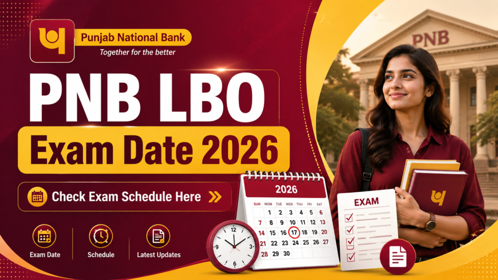 PNB LBO Exam Date 2026