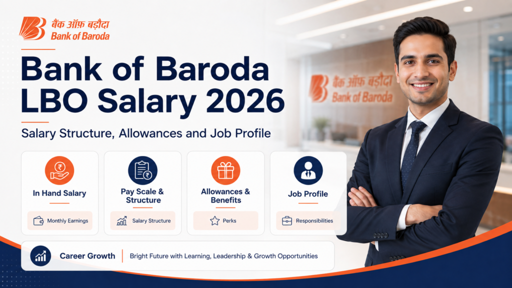 Bank of Baroda LBO Salary 2026 salary structure allowances benefits and job profile