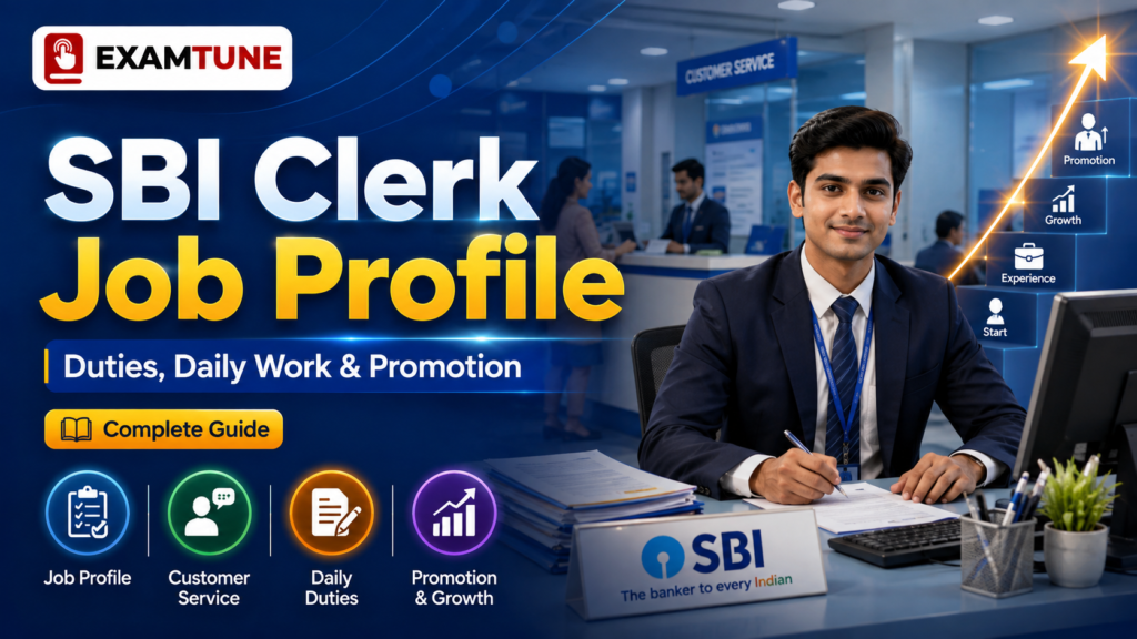 SBI Clerk Job Profile