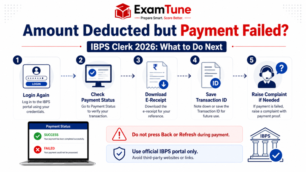 Instructions for IBPS payment issues