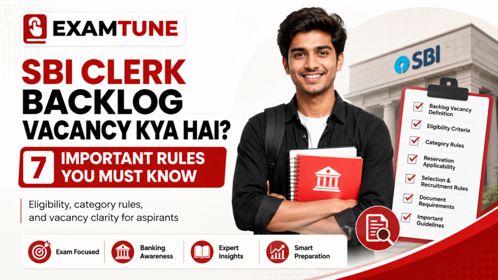 SBI Clerk Backlog Vacancy Kya Hai – 7 Important Rules You Must Know