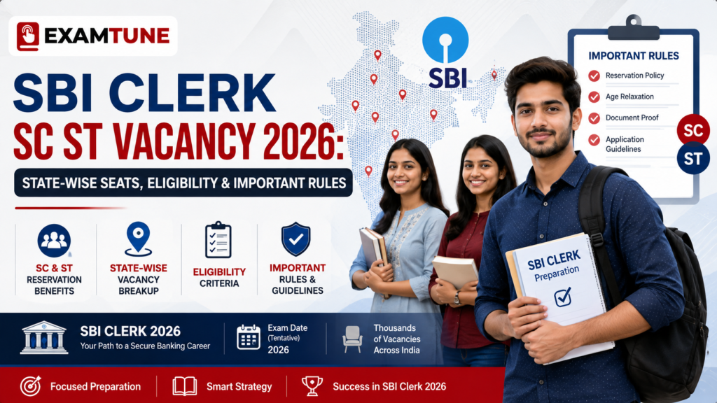 SBI Clerk SC ST Vacancy 2026