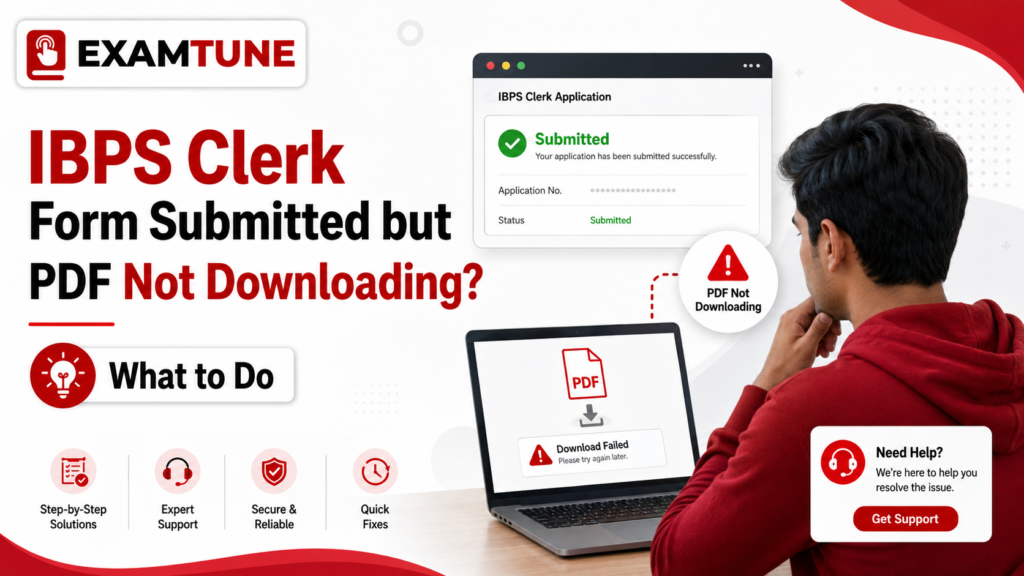 IBPS Clerk PDF Not Downloading solution