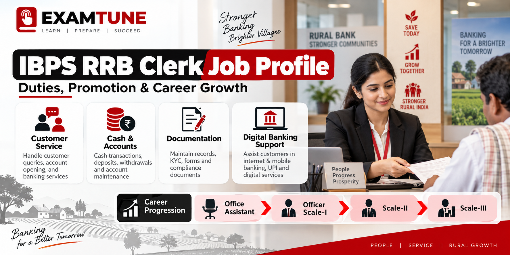 IBPS RRB Clerk Job Profile