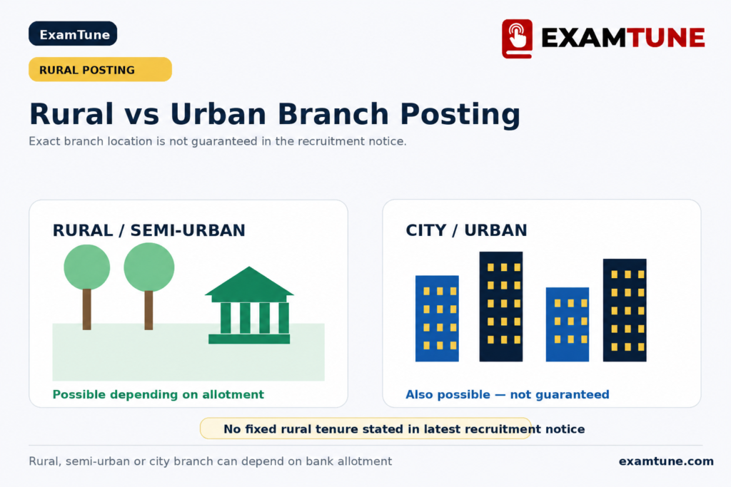 SBI Clerk Rural vs Urban Posting Rules