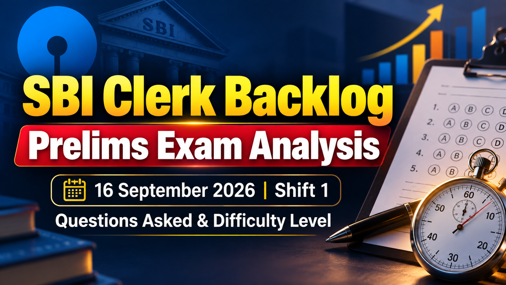 SBI Clerk Backlog Prelims Exam Analysis