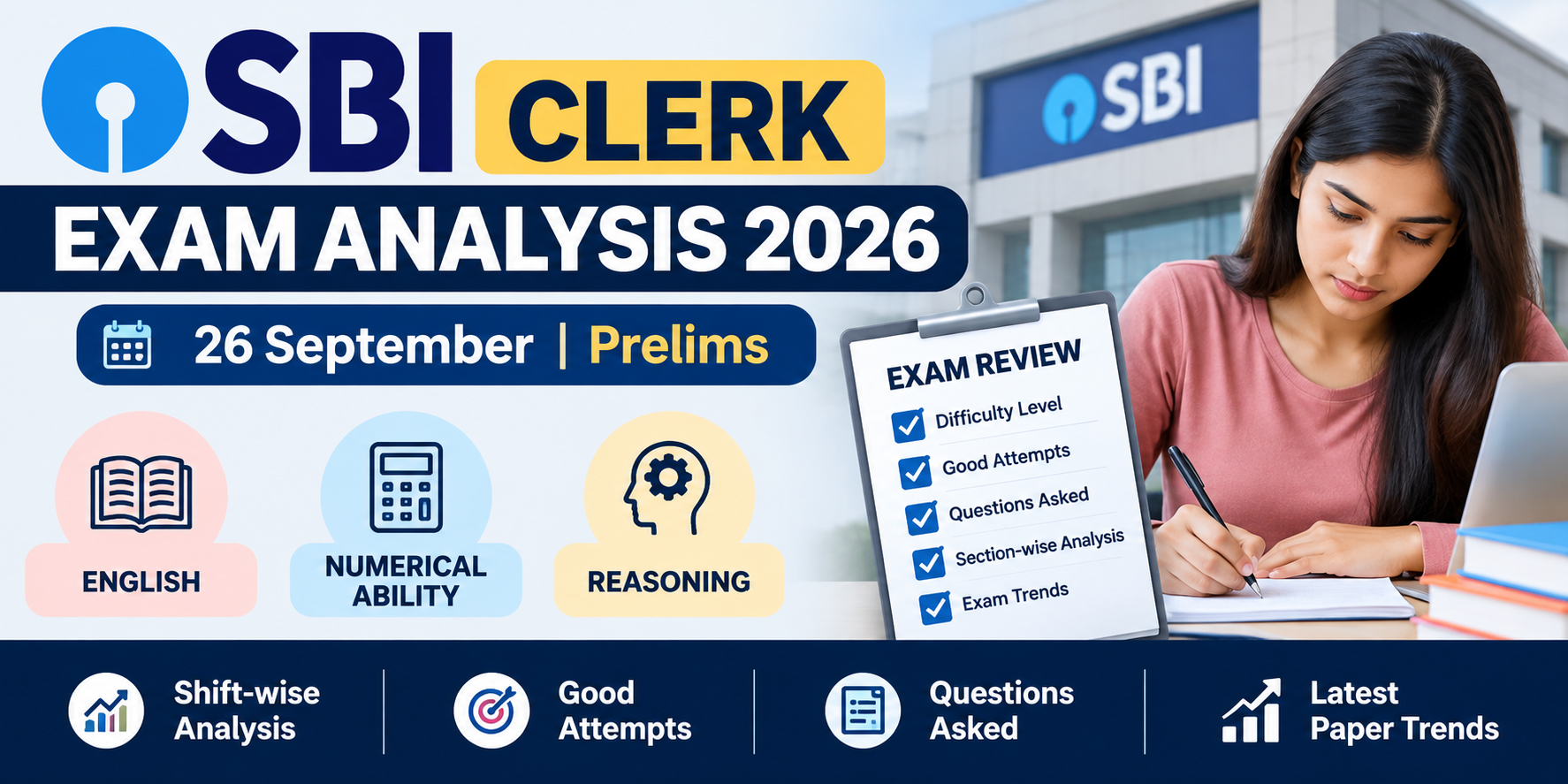 SBI Clerk Exam Analysis